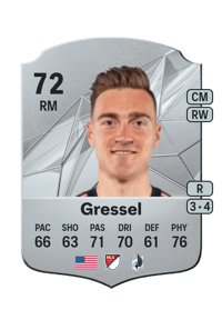 Julian Gressel Rare 72 OVR