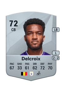 Hannes Delcroix Common 72 OVR