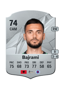 Nedim Bajrami Rare 74 OVR