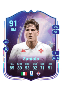 Nicolò Zaniolo Fantasy FC 91 OVR