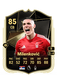 Nikola Milenković Team of the Week 85 OVR
