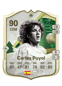 Carles Puyol Winter Wildcards Icon 90 OVR
