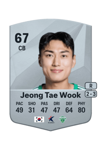 Jeong Tae Wook Common 67 OVR