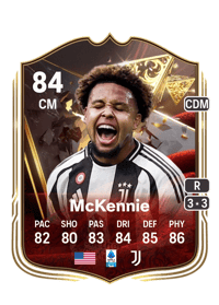 Weston McKennie Centurions 84 OVR