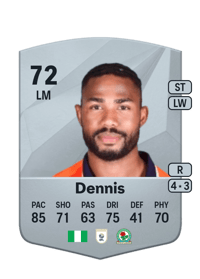 Emmanuel Dennis Common 72 OVR