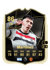 Lisandro Martínez Team of the Week 86 OVR