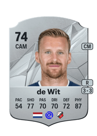 Dani de Wit Rare 74 OVR