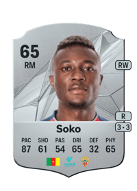 Patrick Soko Rare 65 OVR