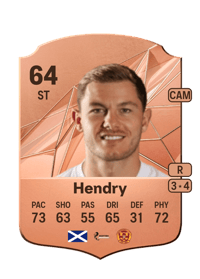 Callum Hendry Rare 64 OVR