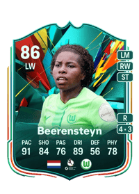 Lineth Beerensteyn Total Rush 86 OVR
