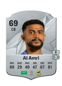 Abdulelah Al Amri Rare 69 OVR