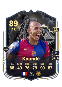 Jules Koundé Thunderstruck 89 OVR