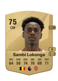 Albert Sambi Lokonga Common 75 OVR