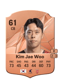 Kim Jae Woo Rare 61 OVR