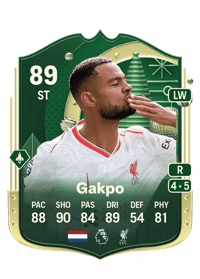 Cody Gakpo Winter Wildcards 89 OVR