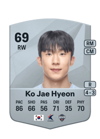 Ko Jae Hyeon Common 69 OVR