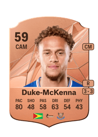 Stephen Duke-McKenna Rare 59 OVR
