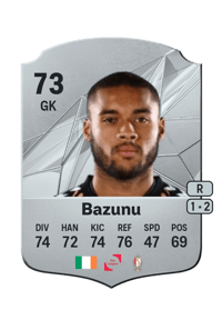 Gavin Bazunu Rare 73 OVR