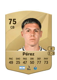Nehuén Pérez Common 75 OVR