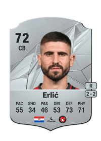 Martin Erlić Rare 72 OVR