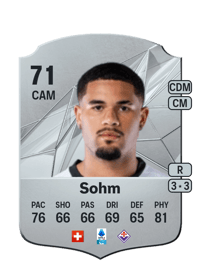 Simon Sohm Rare 71 OVR