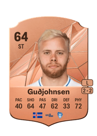 Sveinn Aron Guðjohnsen Rare 64 OVR