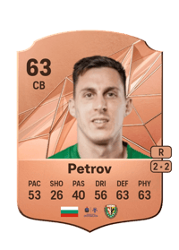 Simeon Petrov Rare 63 OVR
