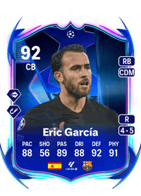 Eric García UCL Road to the Final 92 OVR