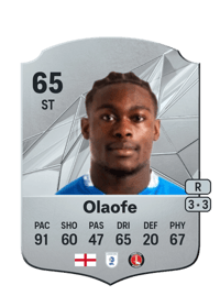 Isaac Olaofe Rare 65 OVR