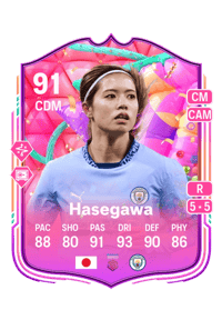Yui Hasegawa FUT Birthday 91 OVR