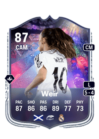 Caroline Weir NumeroFUT 87 OVR