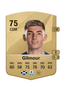 Billy Gilmour Common 75 OVR