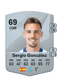 Sergio González Common 69 OVR