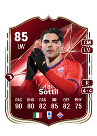 Riccardo Sottil Winter Champions 85 OVR