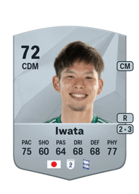 Tomoki Iwata Common 72 OVR