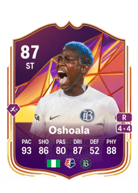 Asisat Oshoala Track Stars 87 OVR