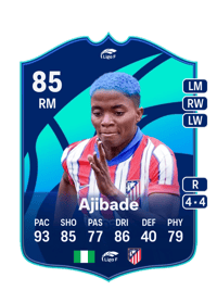 Rasheedat Ajibade Liga F POTM 85 OVR