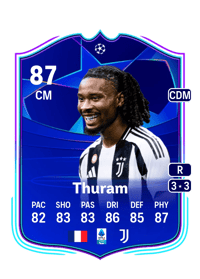 Khéphren Thuram UCL Road to the Knockouts 87 OVR