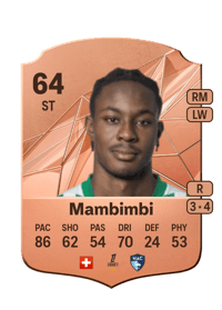 Felix Mambimbi Rare 64 OVR