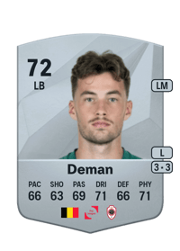 Olivier Deman Common 72 OVR