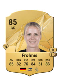 Merle Frohms Rare 85 OVR
