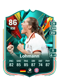 Sydney Lohmann Total Rush 86 OVR