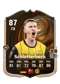 Nico Schlotterbeck Ultimate Succession 87 OVR