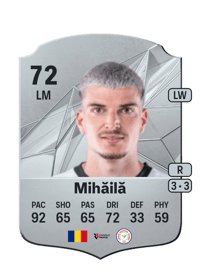 Valentin Mihăilă Rare 72 OVR