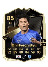 Oh Hyeon Gyu Team of the Week 85 OVR