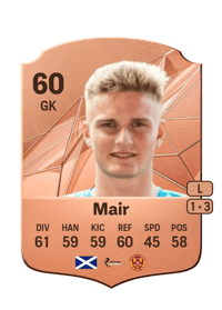 Archie Mair Rare 60 OVR