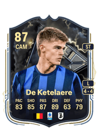 Charles De Ketelaere Thunderstruck 87 OVR