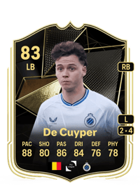 Maxim De Cuyper Team of the Week 83 OVR