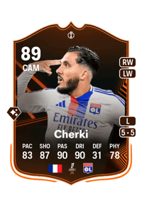 Rayan Cherki UEL Road to the Knockouts 89 OVR