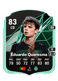 Eduardo Quaresma SQUAD FOUNDATIONS 83 OVR